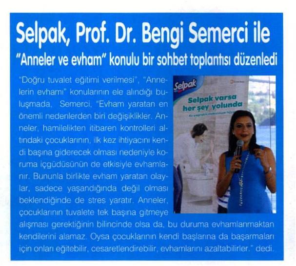 SELPAK, PROF. DR.BENGİ SEMERCİ İLE