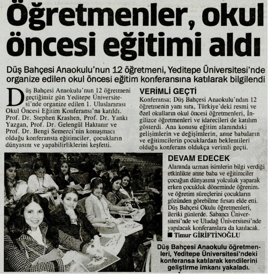 Öğretmenler okul öncesi eğitimi aldı - BİZİM KOCAELİ 17.04.2014